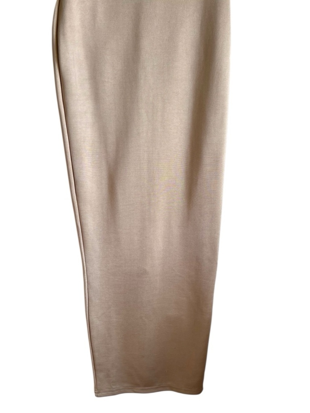 ASOS One Shoulder Bandage Midaxi Dress Beige Size US 2 NWT - Picture 6 of 14
